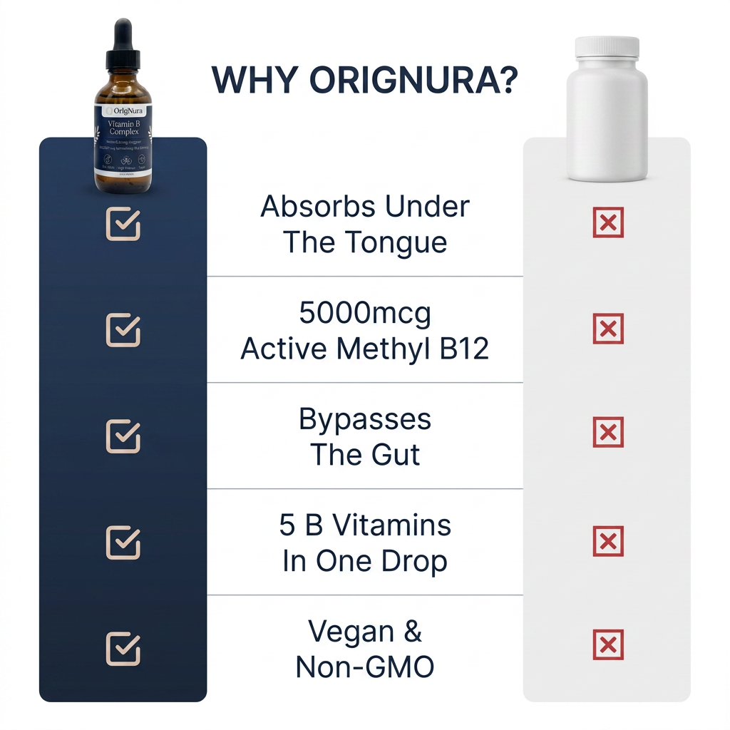 Real B12. Straight To Your Nerves.